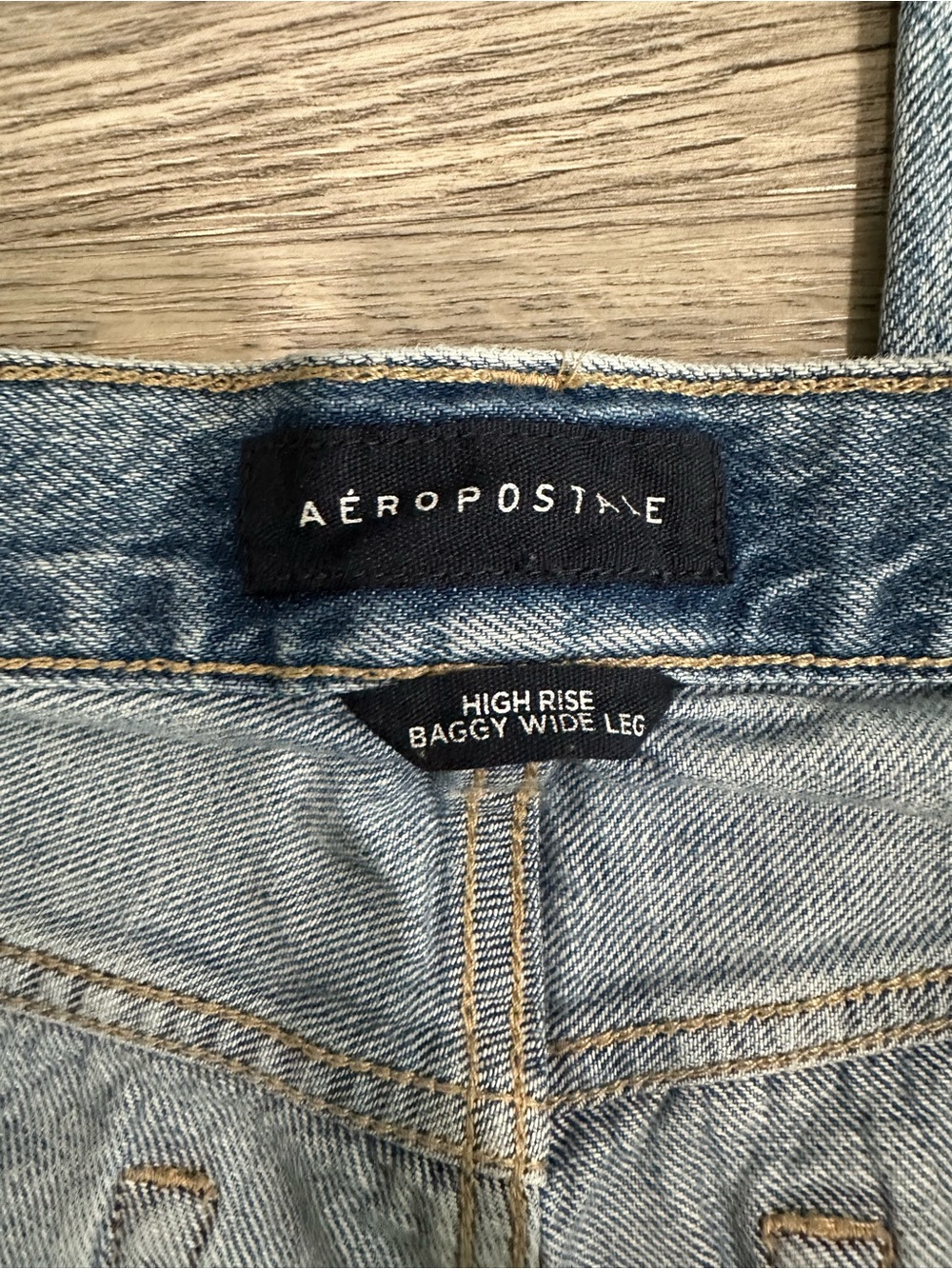 Aeropostale Light Blue Flare Wide-Leg Jeans - Picture 4 of 5